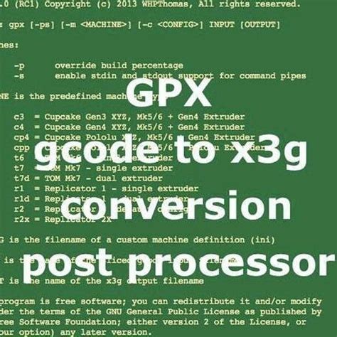 convert gcode to x3g|Gcode to X3g .